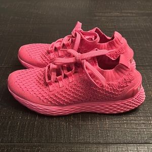NOBULL Pink Knit Runners Women Size 9.5 Men’s size 8